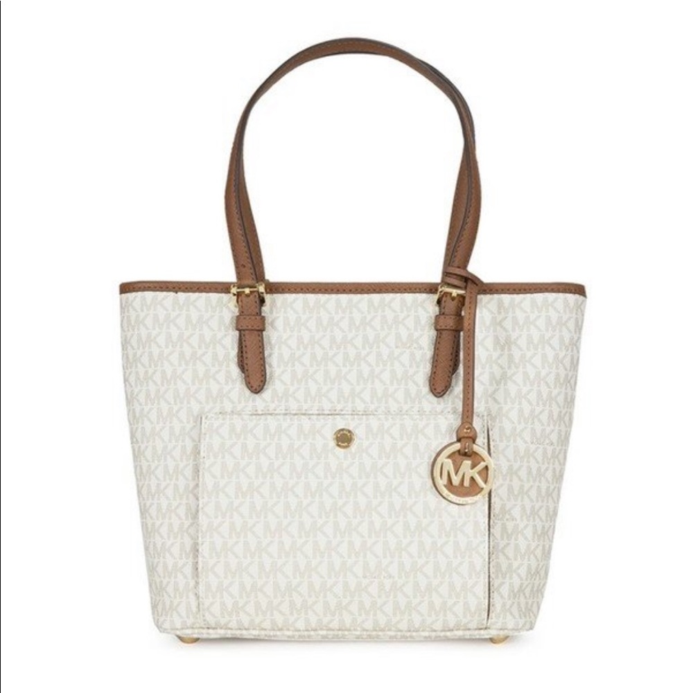 White MK purse